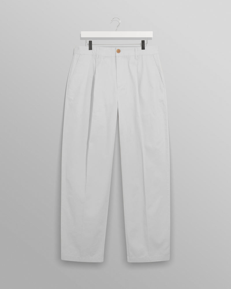 wax london Milo Trousers Off White Cotton Twill