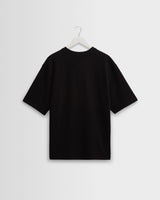Milton - Black Organic Compact Cotton T-Shirt