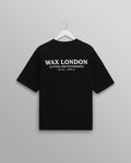 Milton - Black Stacked Text Graphic Organic Cotton T-Shirt