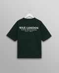 Milton - Bottle Green Stacked Text Graphic Organic Cotton T-Shirt