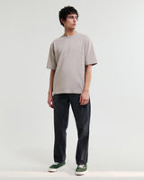 wax london men's Milton - Clay Organic Compact Cotton T-Shirt