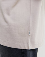 wax london men's Milton - Clay Organic Compact Cotton T-Shirt