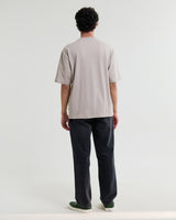 wax london men's Milton - Clay Organic Compact Cotton T-Shirt