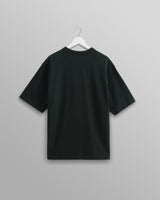 wax london Milton - Dark Green Emerised Organic Cotton T-Shirt