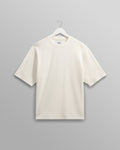 Milton - Ecru Organic Waffle Cotton T-Shirt