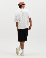 Milton - Ecru Sun Doodle Organic Cotton Graphic T-Shirt