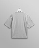 wax london men's Milton - Grey Marl Organic Compact Cotton T-Shirt