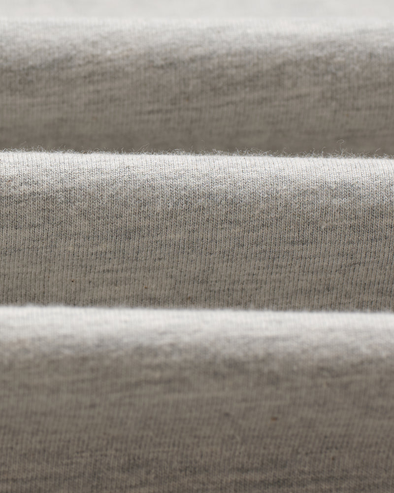 wax london men's Milton - Grey Marl Organic Compact Cotton T-Shirt