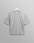 Milton - Grey Marl Organic Compact Cotton T-Shirt