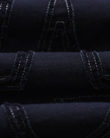 Milton - Navy Varsity Applique Graphic T-Shirt