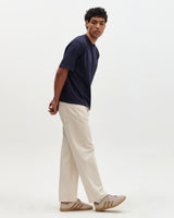 Milton - Navy Varsity Applique Graphic T-Shirt