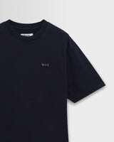 Milton - Navy Varsity Applique Graphic T-Shirt