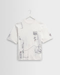 Milton - Off White Organic Cotton London Graphic T-Shirt