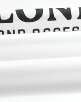 men's wax london MILTON SS TEE STACKED TEXT GRAPHIC WHITE