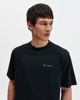 Milton - Washed Black Organic Cotton Cove Graphic T-Shirt