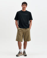 Milton - Washed Black Organic Cotton Cove Graphic T-Shirt