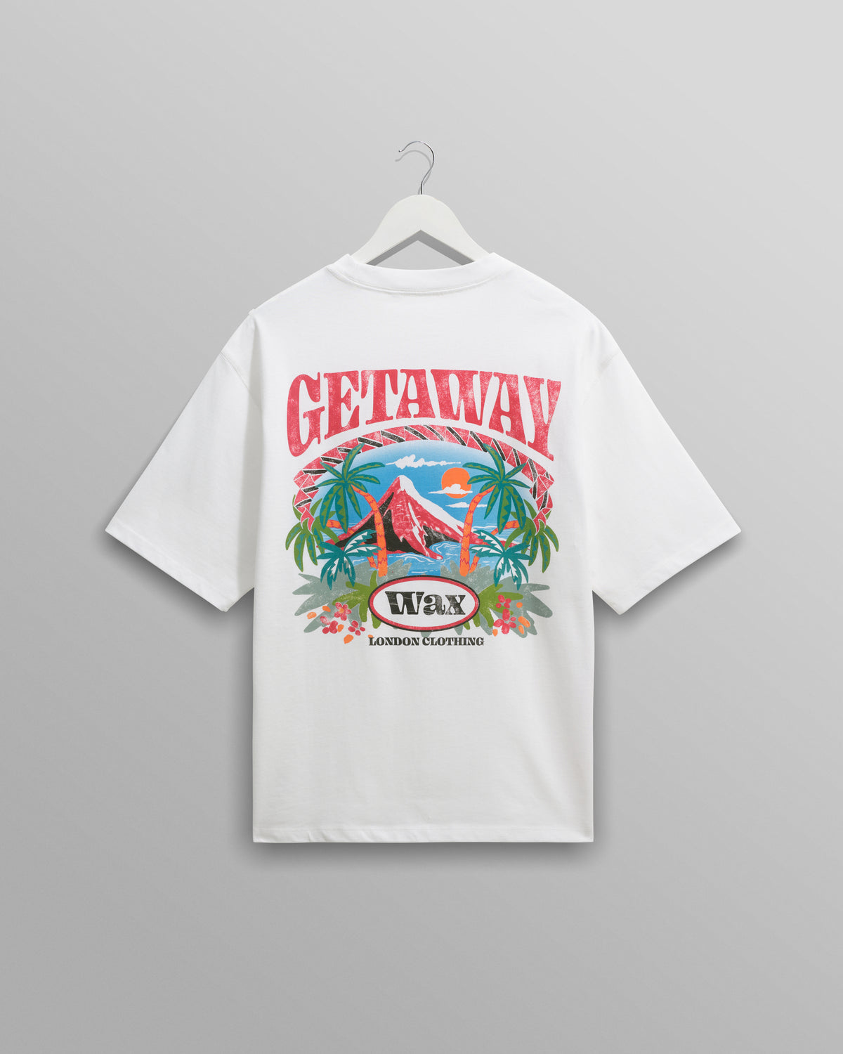 『Wax London』 ディーン T シャツ WI00-TEE-DEA-APF ディーンショートスリーブTシャツ FLORAL STAMPS (WHITE)│wax