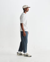 wax london men's Milton - White Organic Compact Cotton T-Shirt