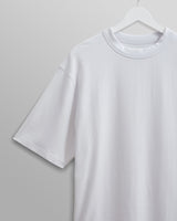 wax london men's Milton - White Organic Compact Cotton T-Shirt