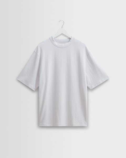 Milton - White Organic Compact Cotton T-Shirt