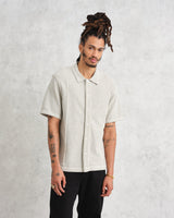 wax london Minori Shirt Grey Milano Stitch