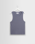 Montague - Blue Ribbed Organic Cotton Vest
