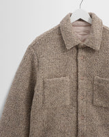 Mount - Natural Reversible Boucle Wool Overshirt