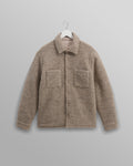 Mount - Natural Reversible Boucle Wool Overshirt