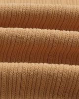 wax london men's Naples - Camel Textured Knitted Polo Shirt