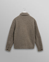 wax london men's Newgate - Light Brown Melange Wool Jacket