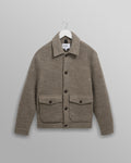 Newgate - Light Brown Melange Wool Jacket