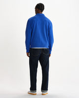 wax london men's Newington - Royal Blue Dry Loopback Sweatshirt
