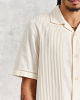 wax london Newton Shirt Cream Pintuck