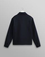 wax london men's Osier - Navy Heavy Twill Jacket