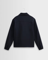 wax london men's Osier - Navy Heavy Twill Jacket