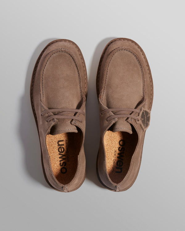 wax london Oswen Ewaldi Low Shoes Taupe Suede