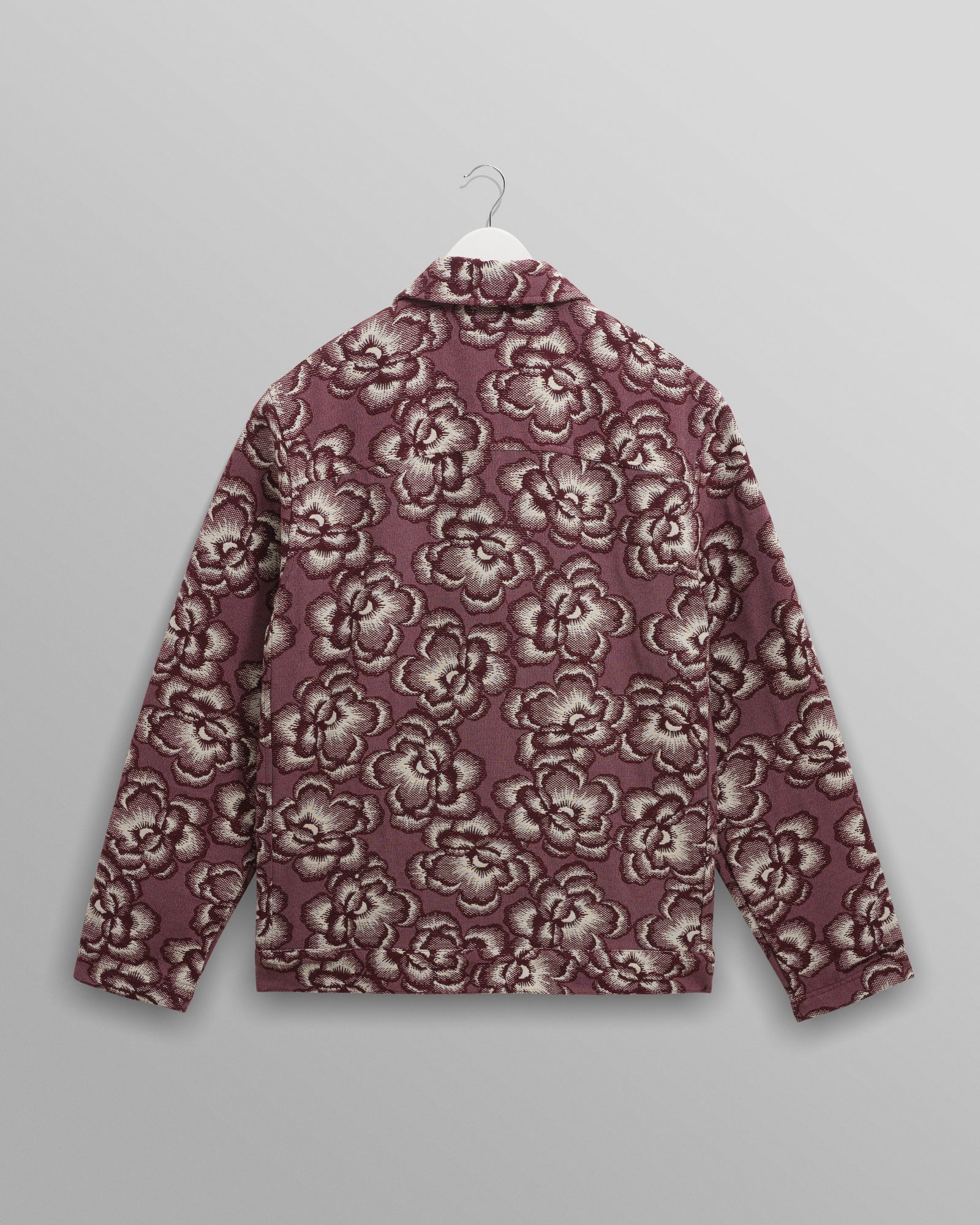 acka flower jacquard jacket（brown） Sunflower Jacquard Flower Jacket Brown at CareOfCarl.com