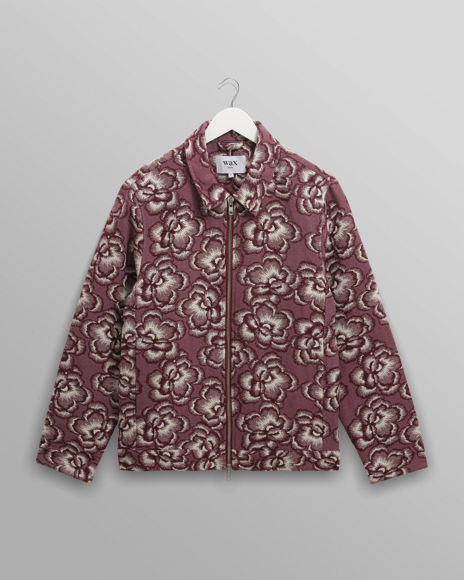 acka flower jacquard jacket（brown） Sunflower Jacquard Flower Jacket Brown at CareOfCarl.com