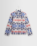 Park - Ecru And Multicolour Aztec Jacquard Jacket