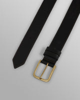 wax london men's Paton - Brown Embroidered Leather Belt