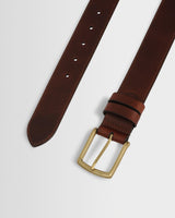 wax london men's Paton - Brown Leather Belt