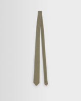 wax london men's Pavillion - Khaki Linen Tie