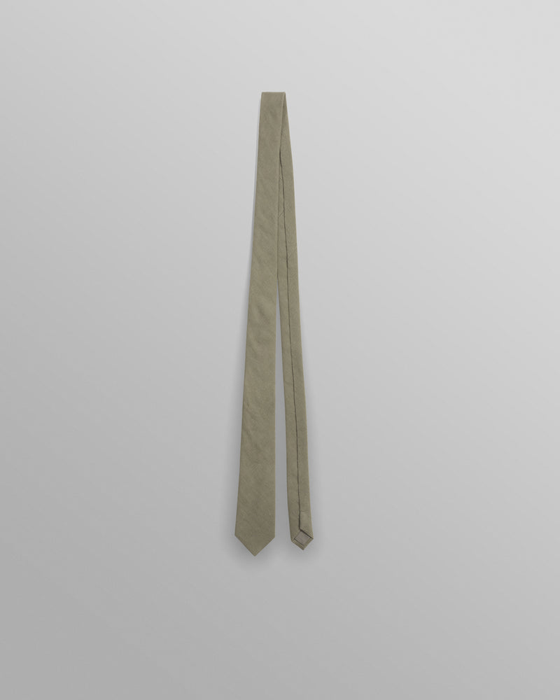 wax london Pavillion - Khaki Linen Tie