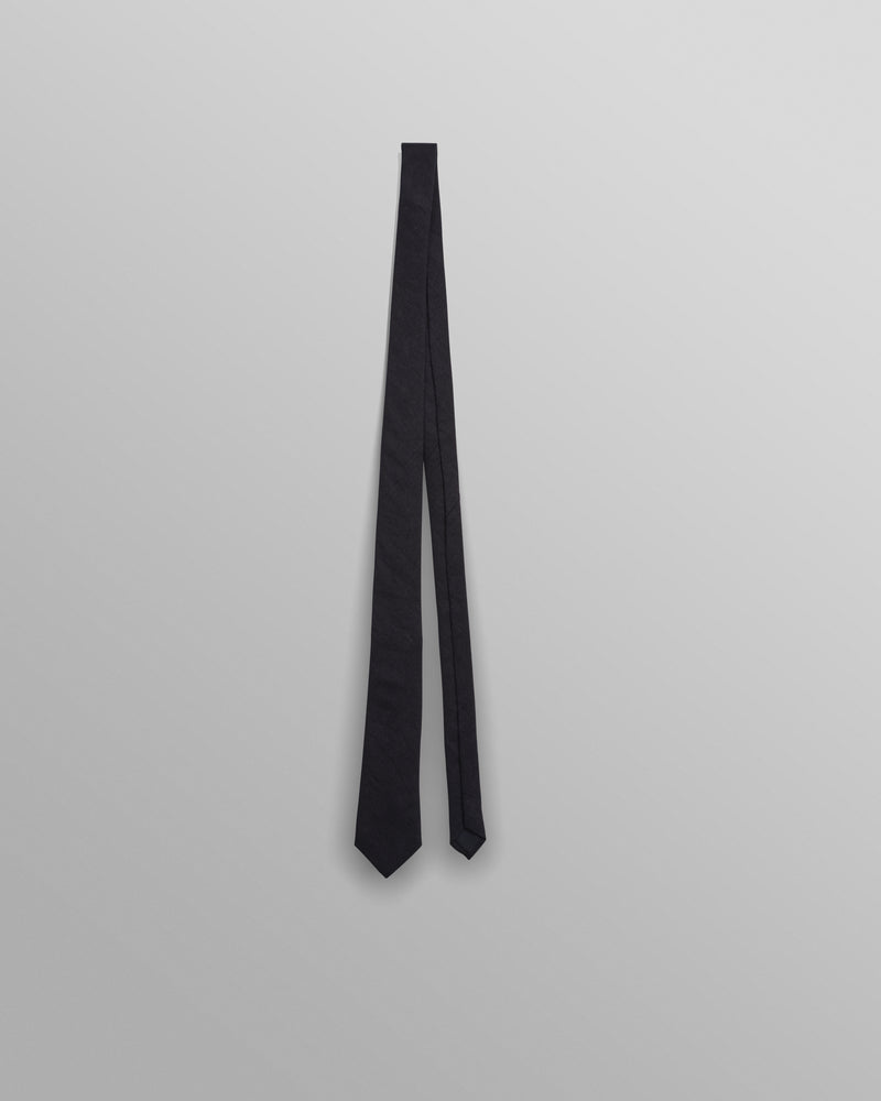 wax london Pavillion - Midnight Navy Linen Tie