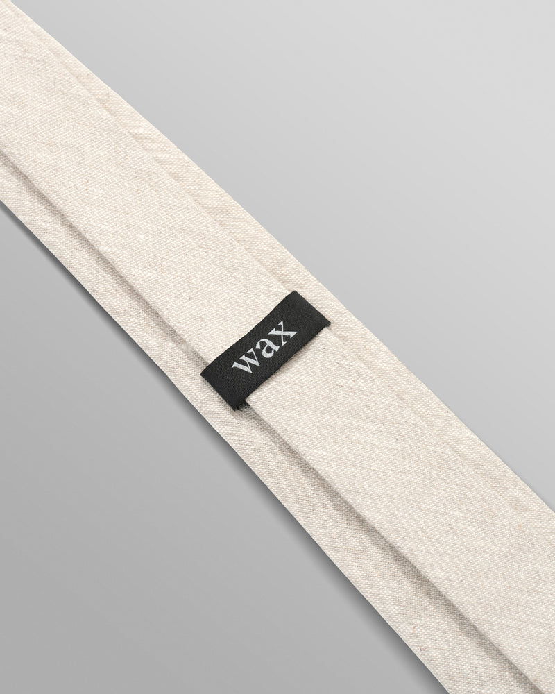 wax london Pavillion - Natural Linen Tie