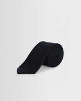 wax london men's Pavillion - Navy Linen Tie