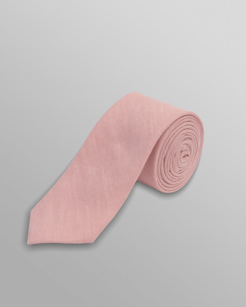 wax london Pavillion - Pale Pink Linen Tie