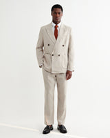 wax london men's Pavillion - Rust Linen Tie