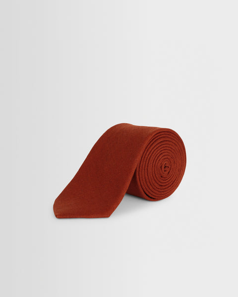 Pavillion - Rust Linen Tie