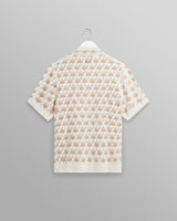 wax london Porto Shirt Ecru Splash Crochet